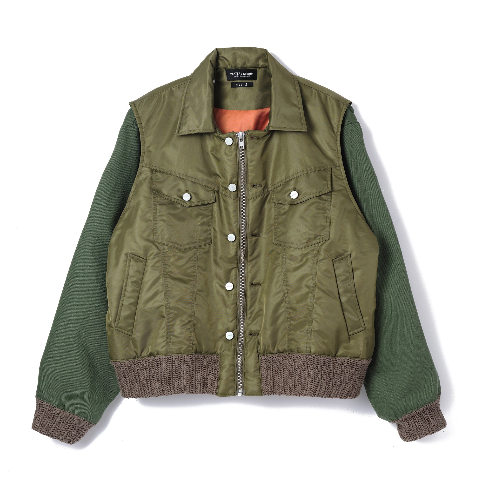 layerd bomber jacket – PLATEAU STUDIO