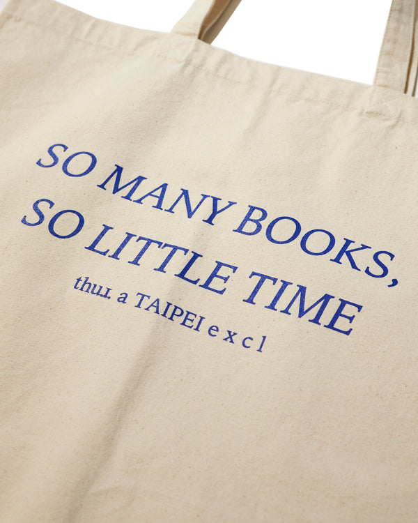 So many books tote bag