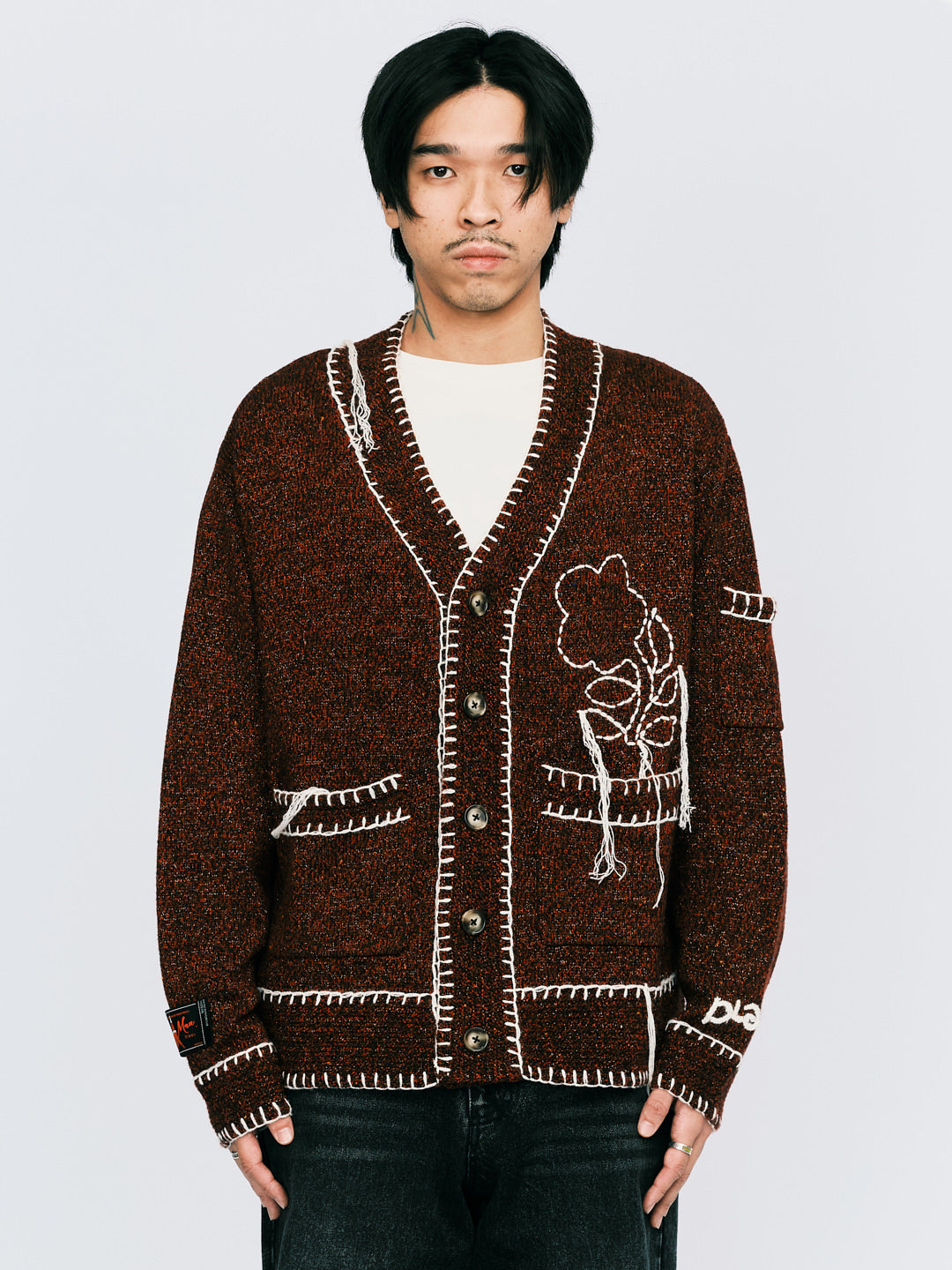 x SYU.Man floral cardigan