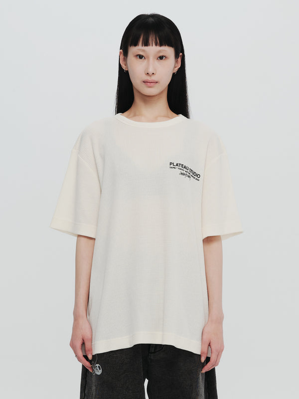 2024 Logo waffle tee