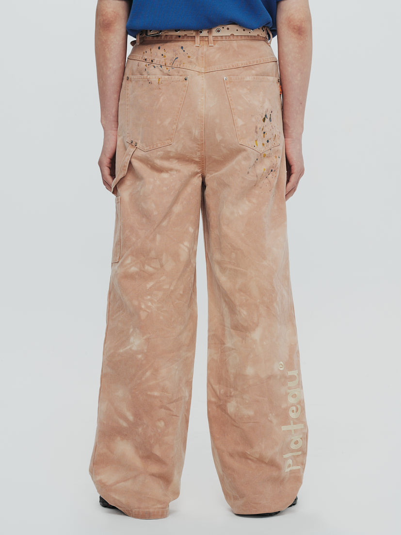 Wide leg work pants