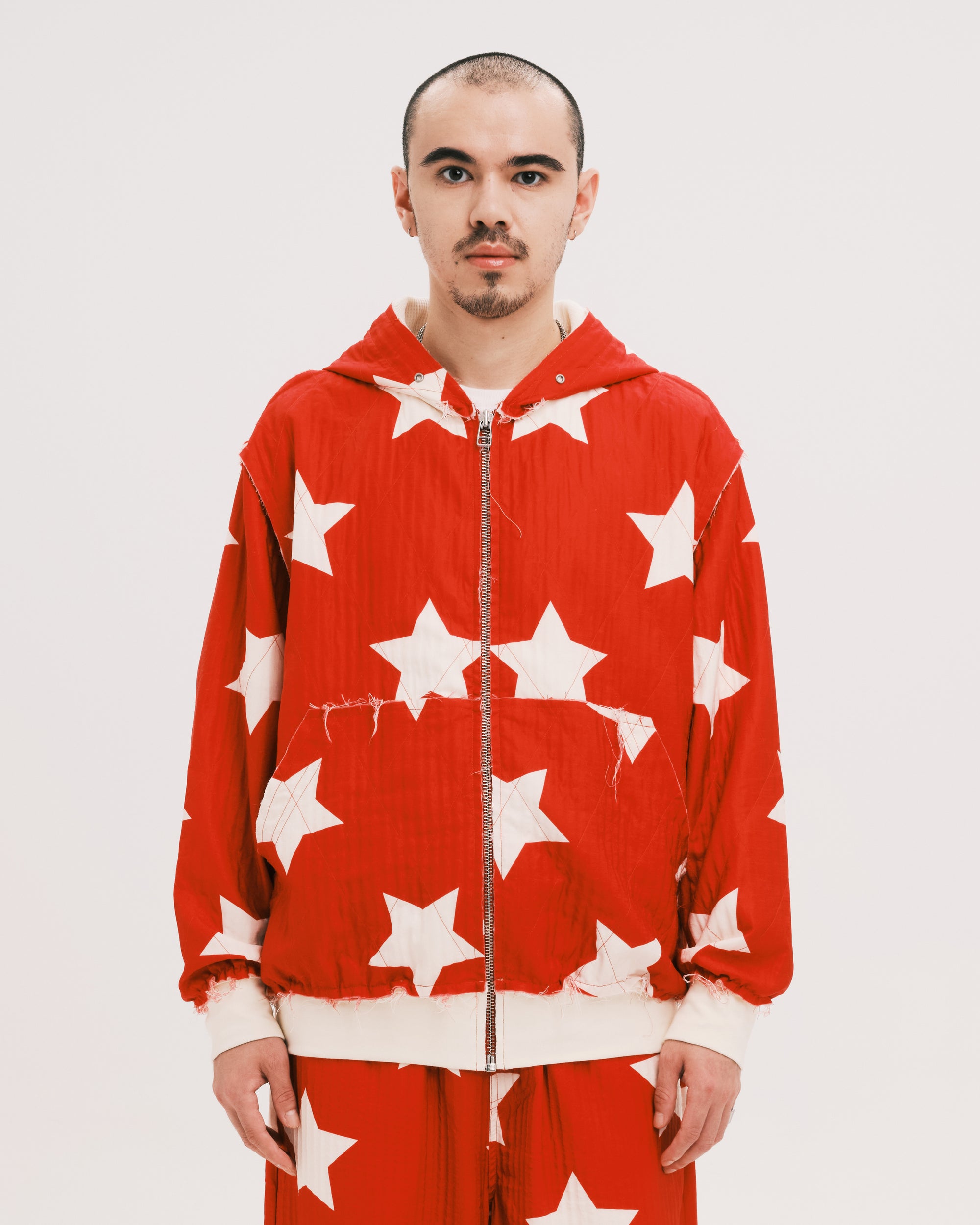 Star zip-up jacket