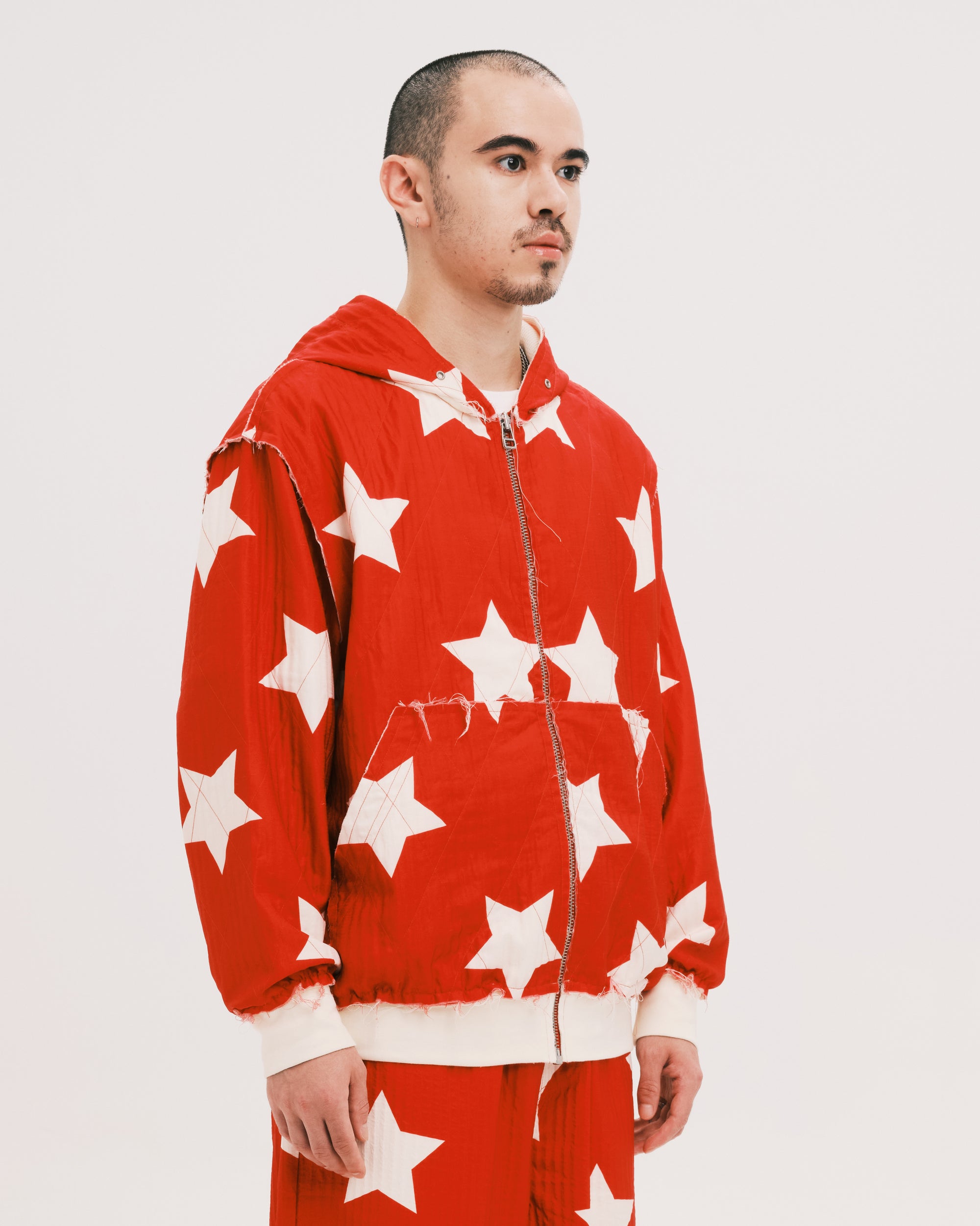 Star zip-up jacket