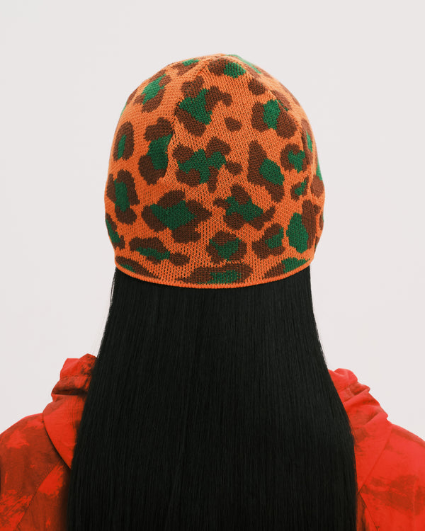 Leopard beanie