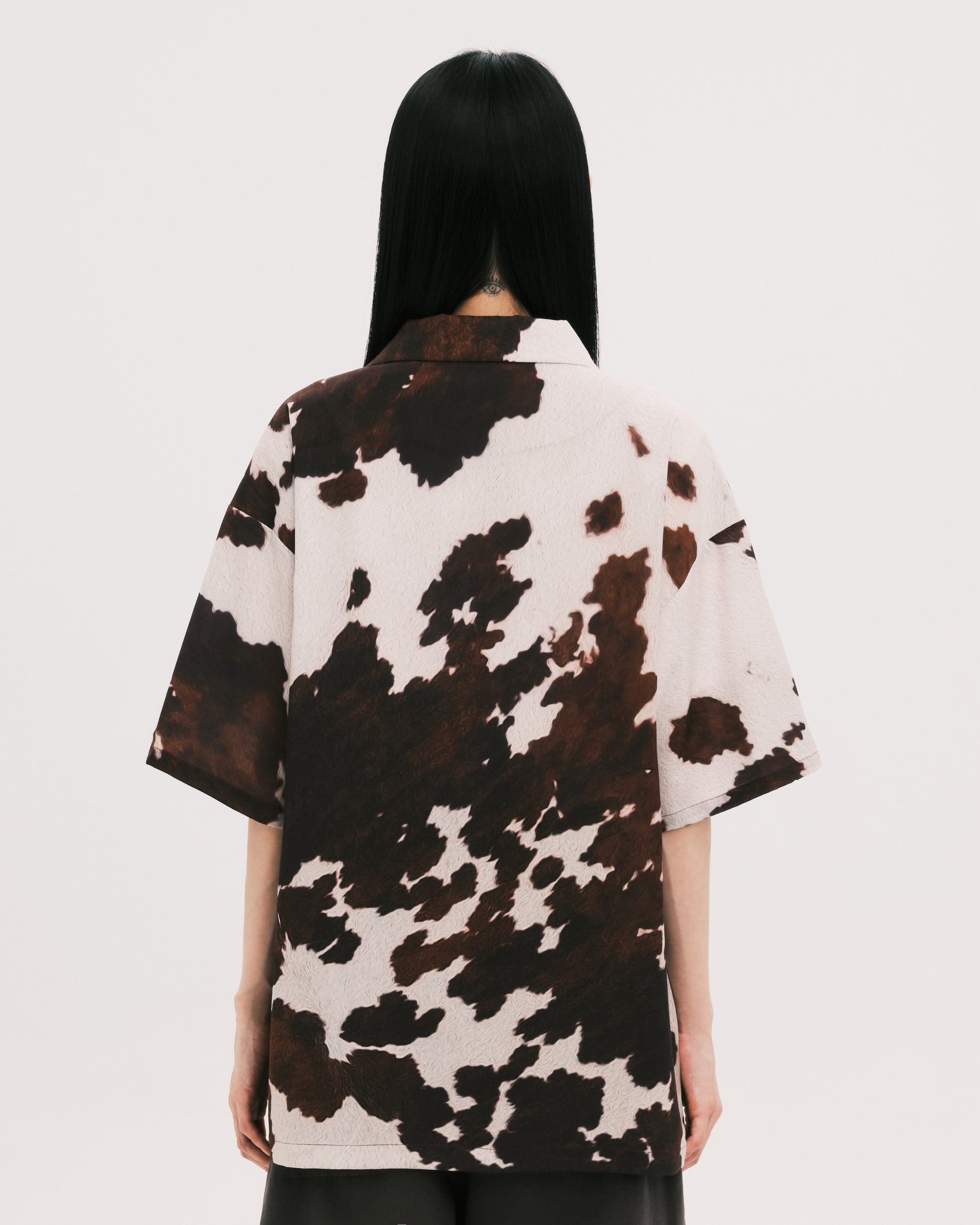 Cowhide printed shirt