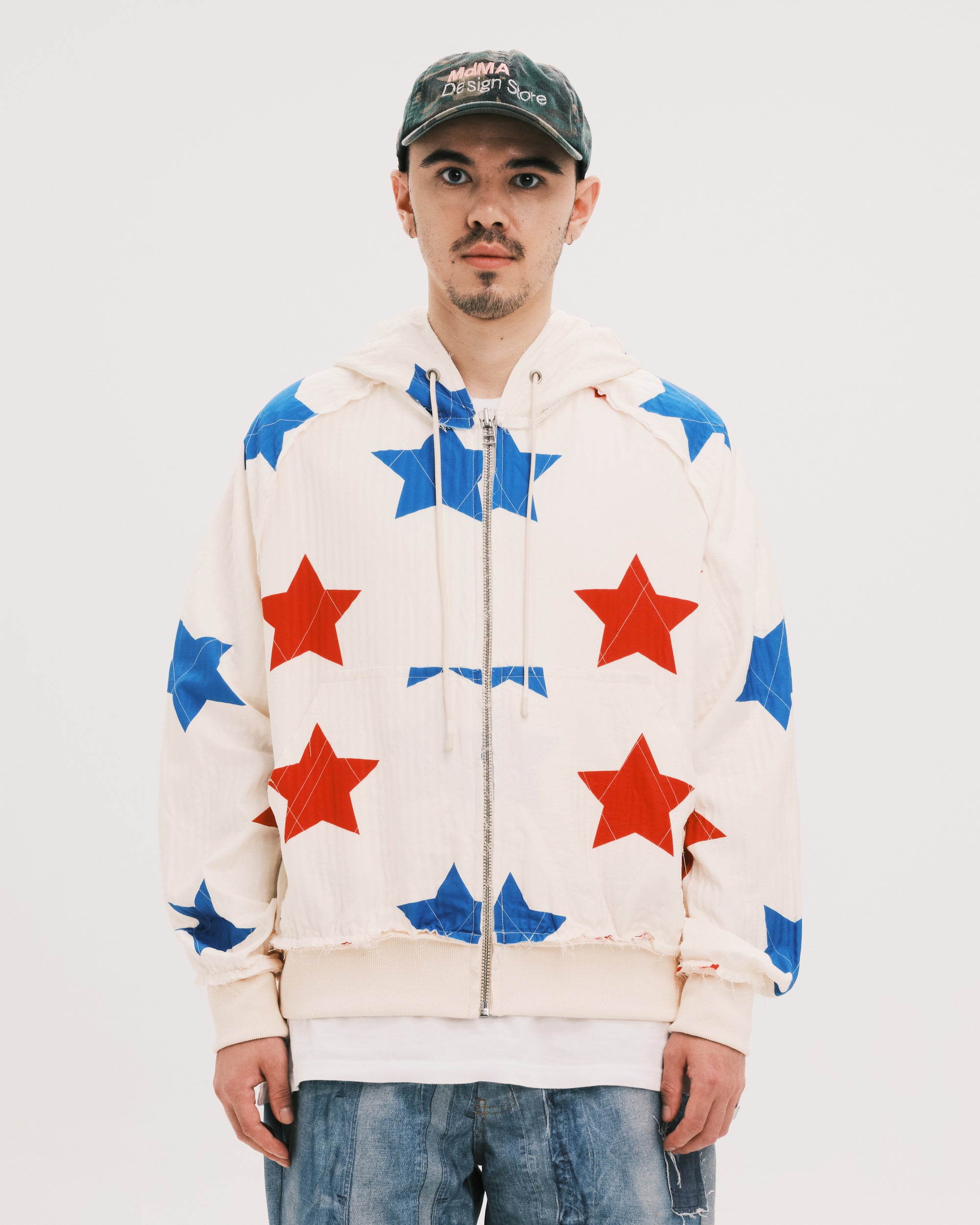 Star zip-up jacket