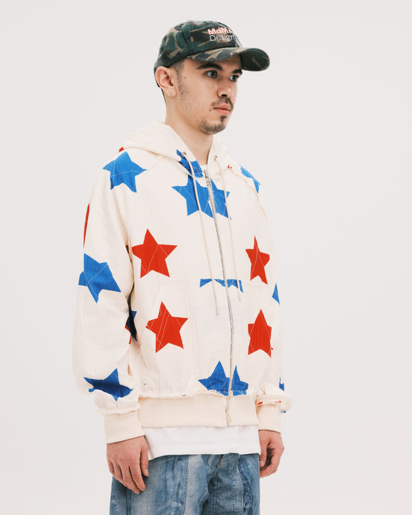 Star zip-up jacket