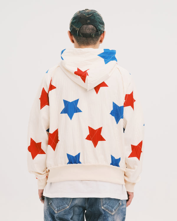 Star zip-up jacket