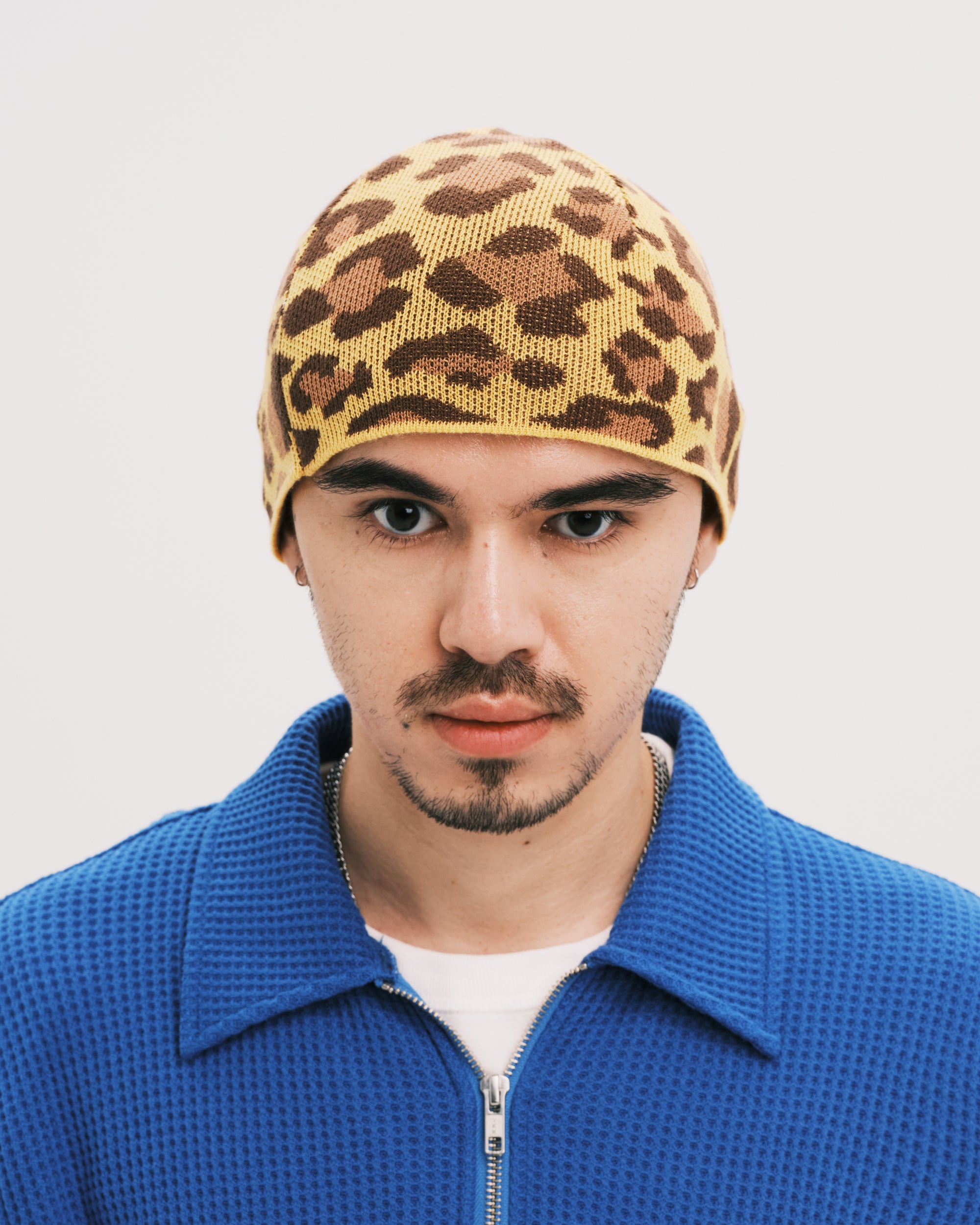 Leopard beanie