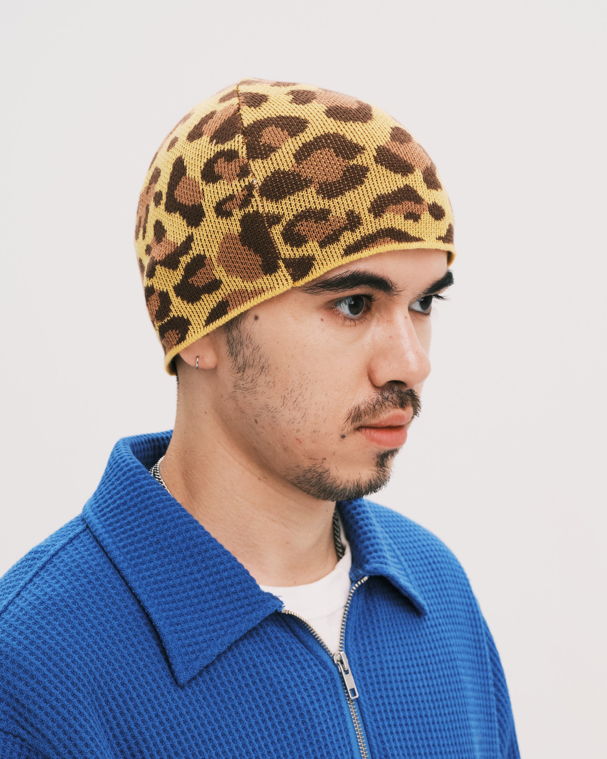 Leopard beanie