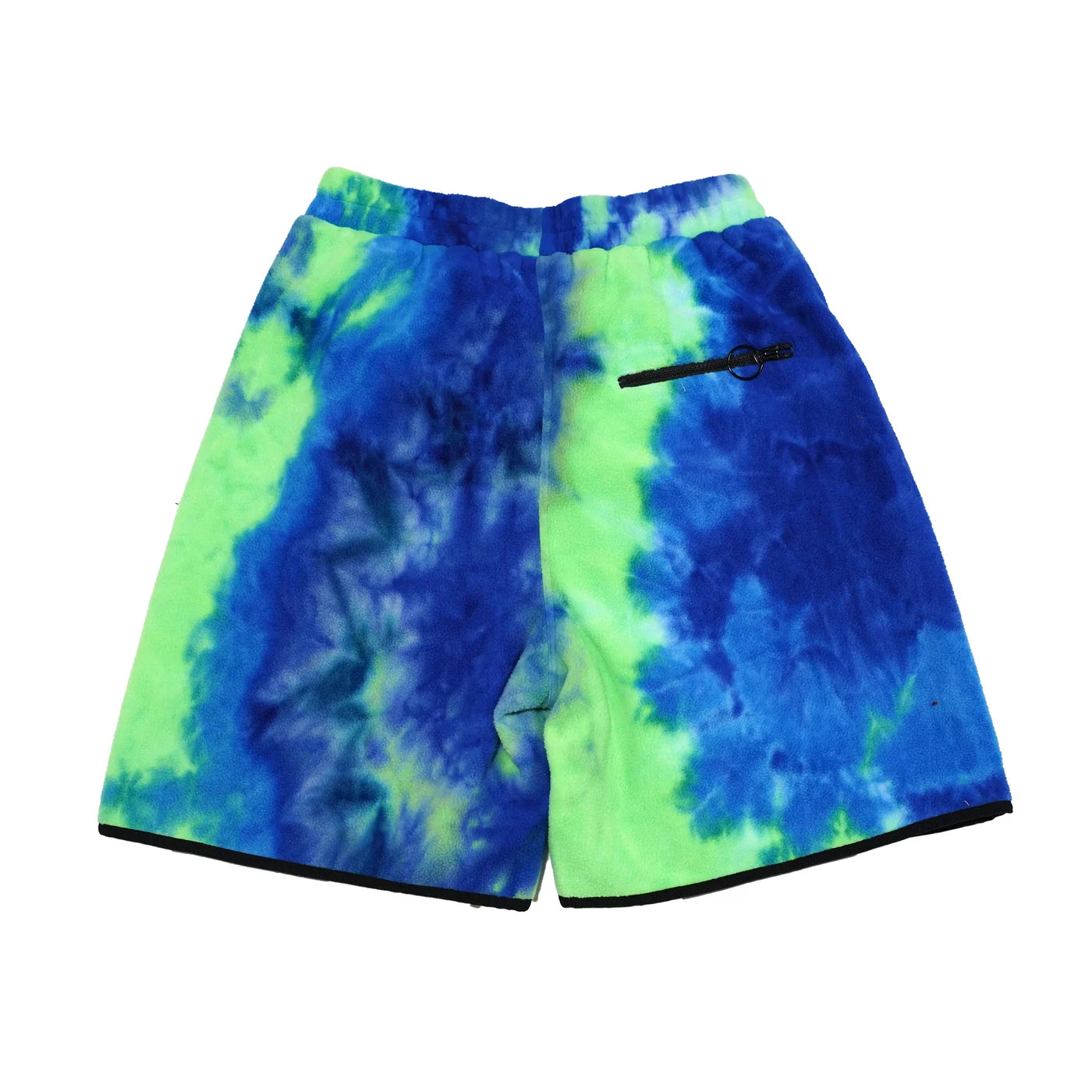 tie dye fleece shorts